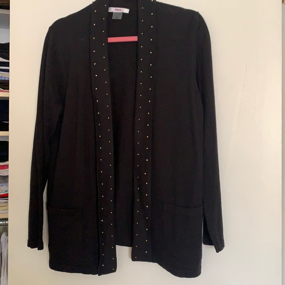 Alia black cardigan.